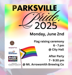 Parksville Pride Flag Ceremony